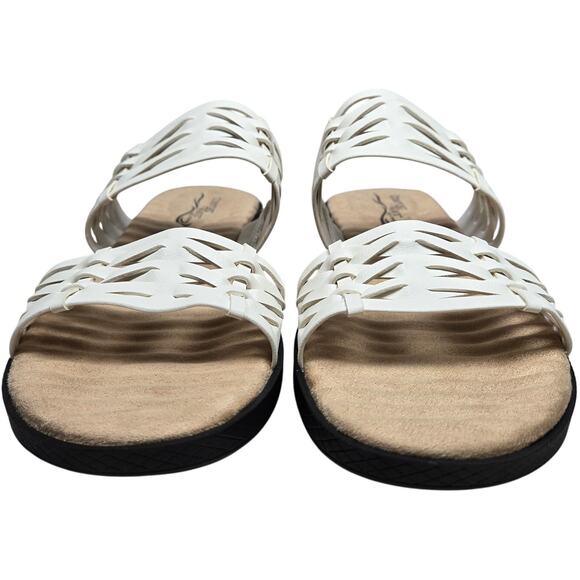 Easy Street Agata Slide Sandals‎ White 8.5 NIB - Picture 3 of 9